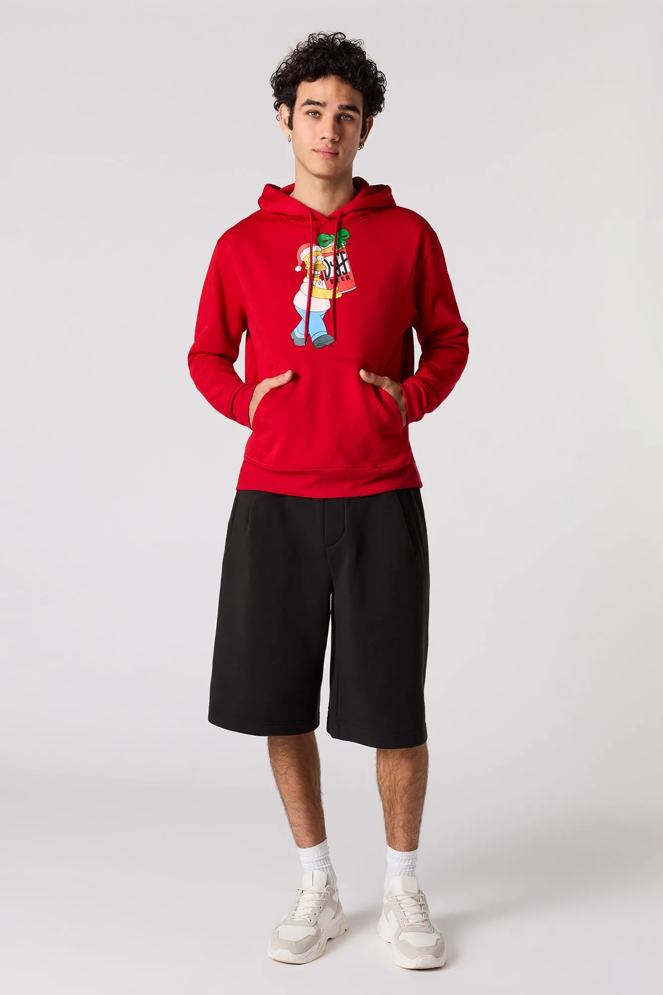 Christmas The Simpsons Fleece Hoodie sold by Urban Planet product image thumbnail 3