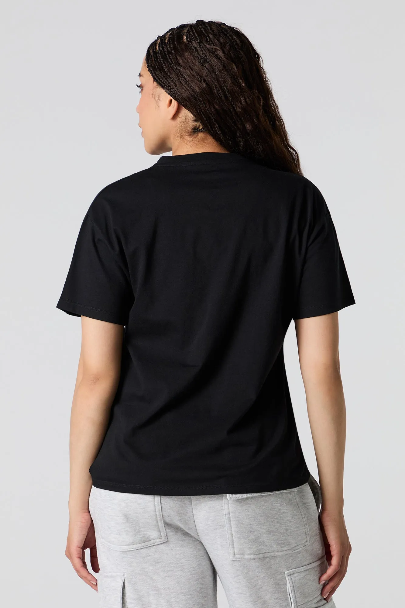 Jack Christmas Graphic Boyfriend T-Shirt sold by Urban Planet product image thumbnail 2