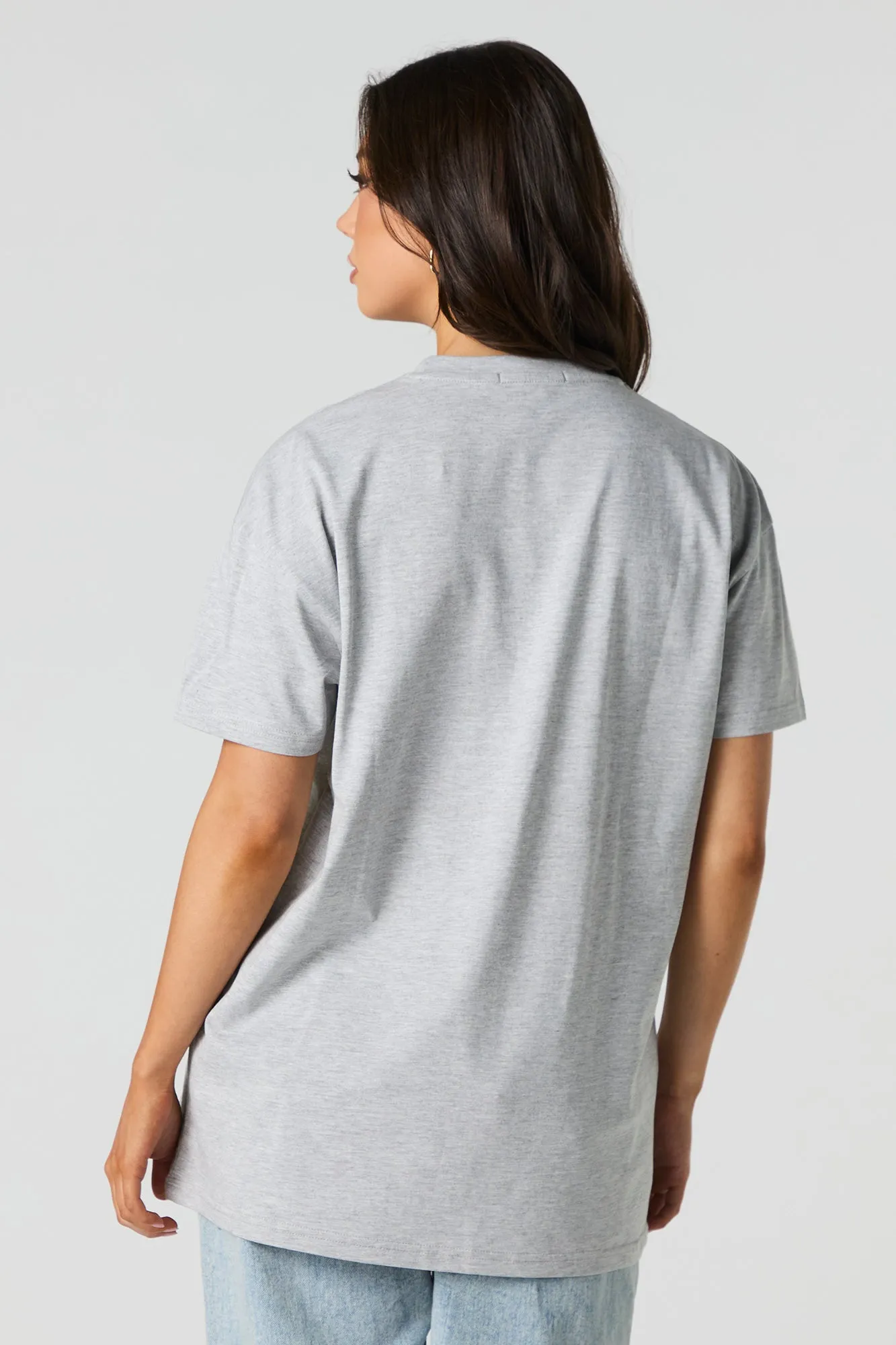 Christmas Wine Graphic Oversized T-Shirt sold by Urban Planet product image thumbnail 2