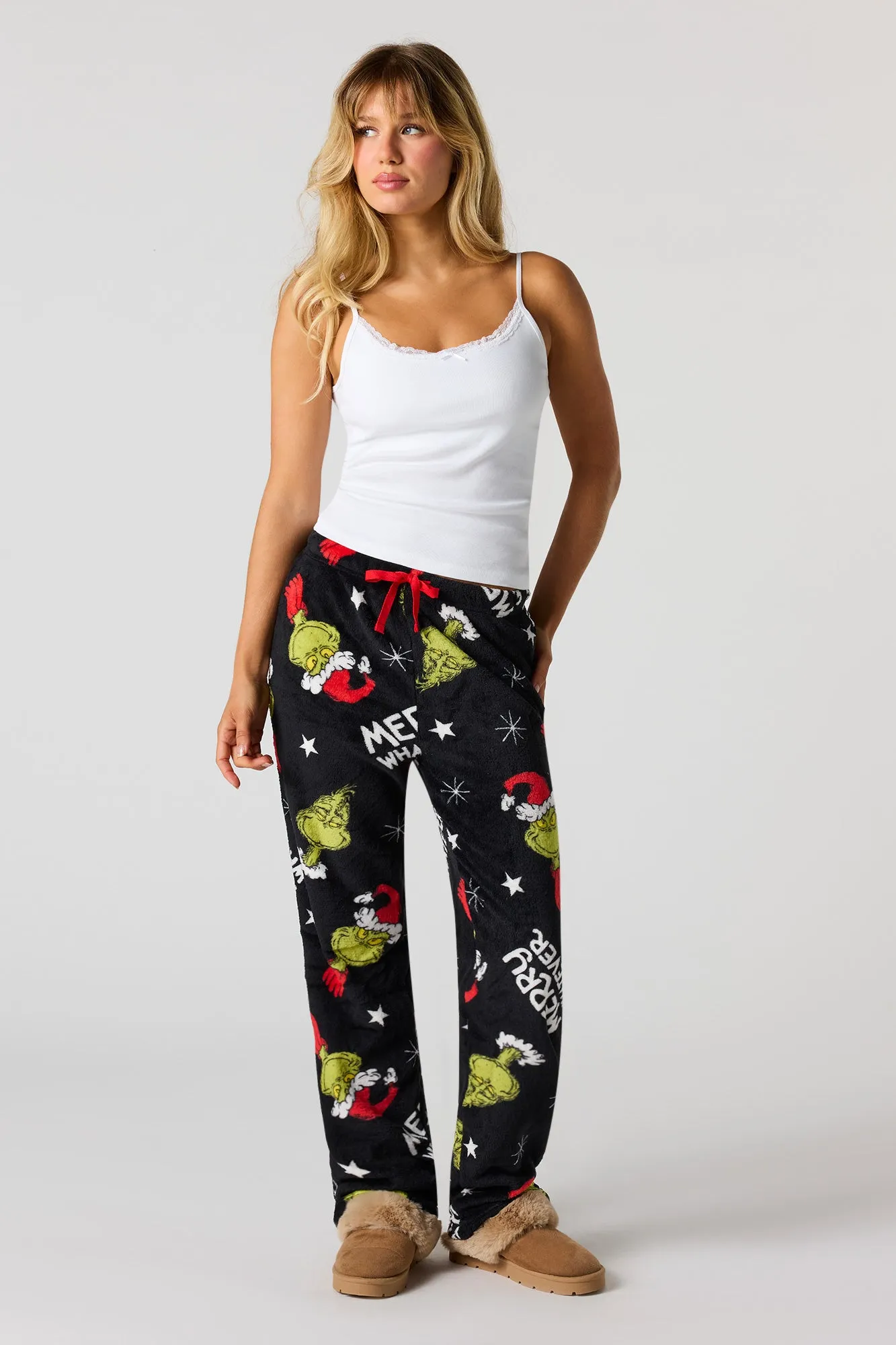 The Grinch Plush Pajama Pant sold by Urban Planet