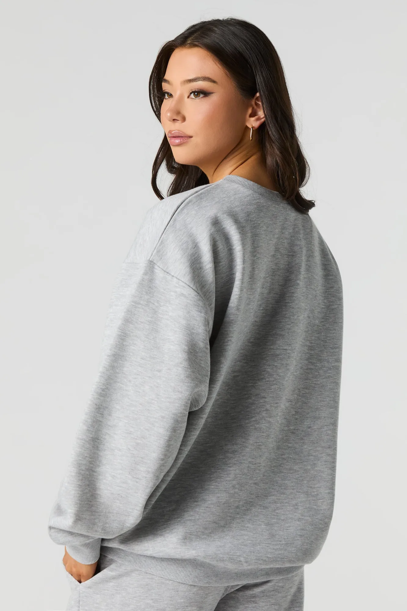 Christmas Tree Graphic Fleece Sweatshirt sold by Urban Planet product image thumbnail 2