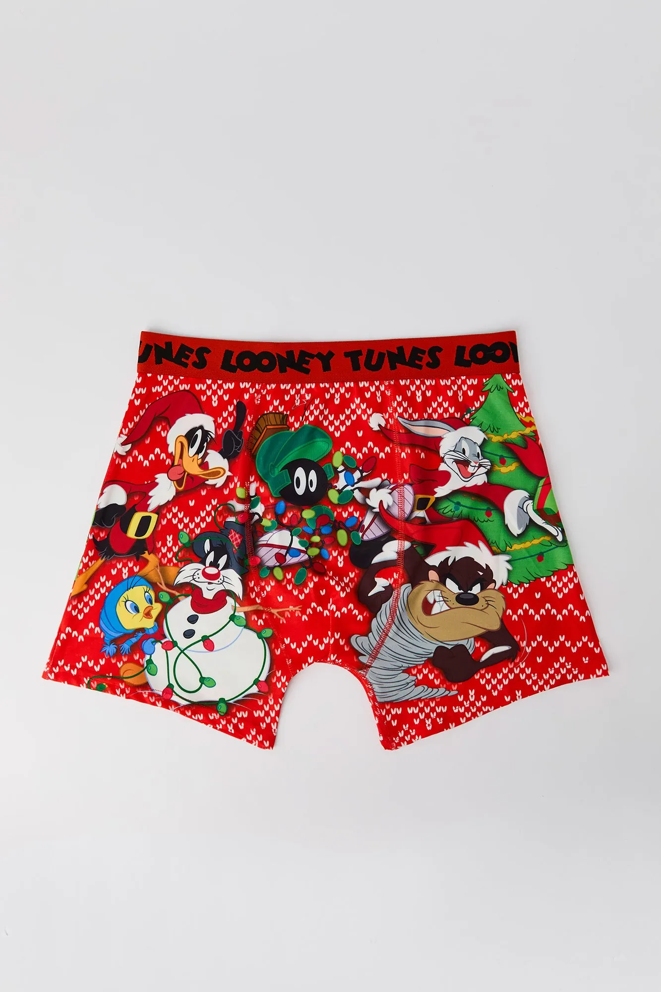Cartoon Christmas Print Boxer Brief sold by Urban Planet product image thumbnail 3