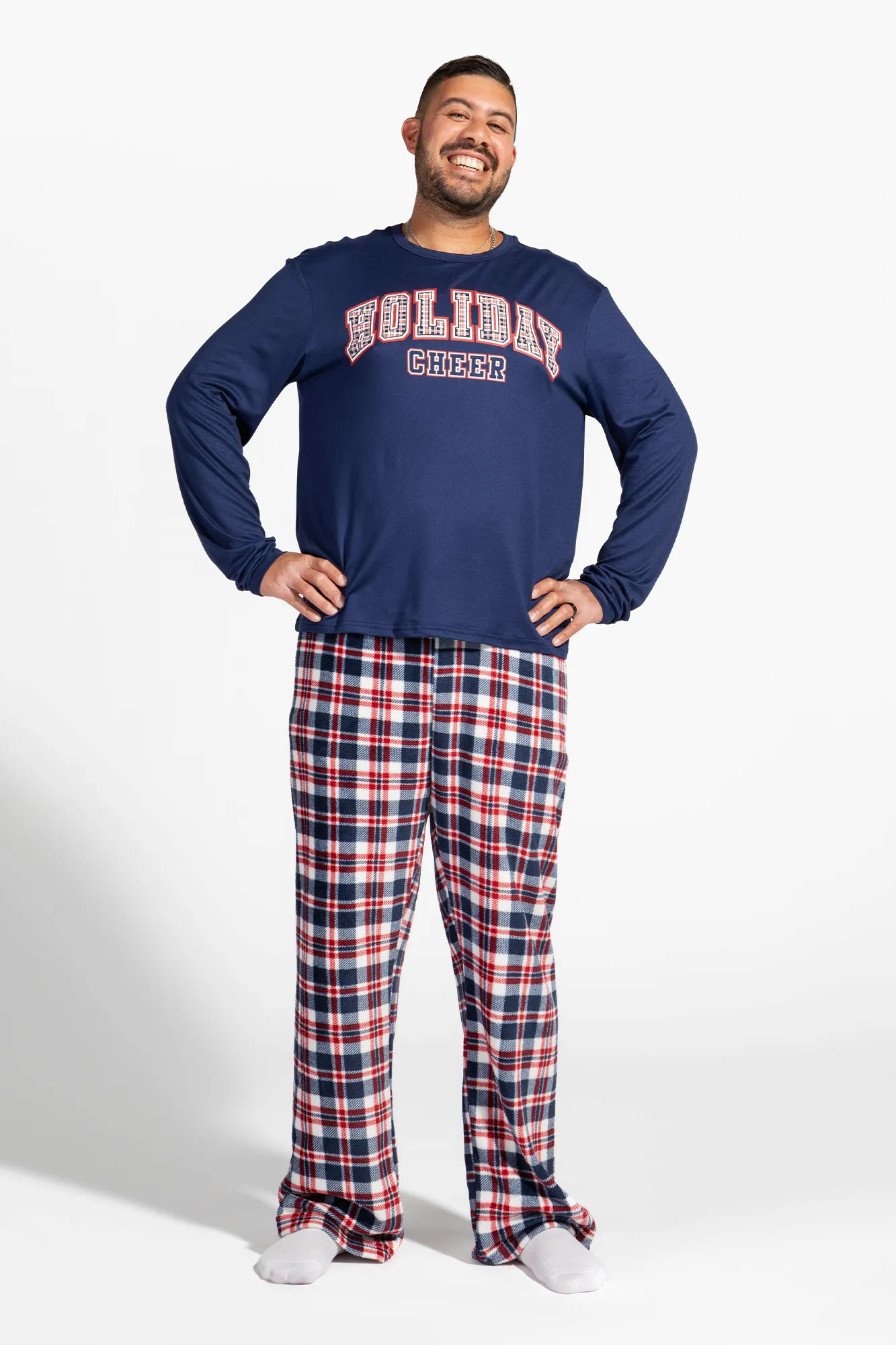 Mens Fammy Jammies Holiday Cheer Pajama Set sold by Urban Planet