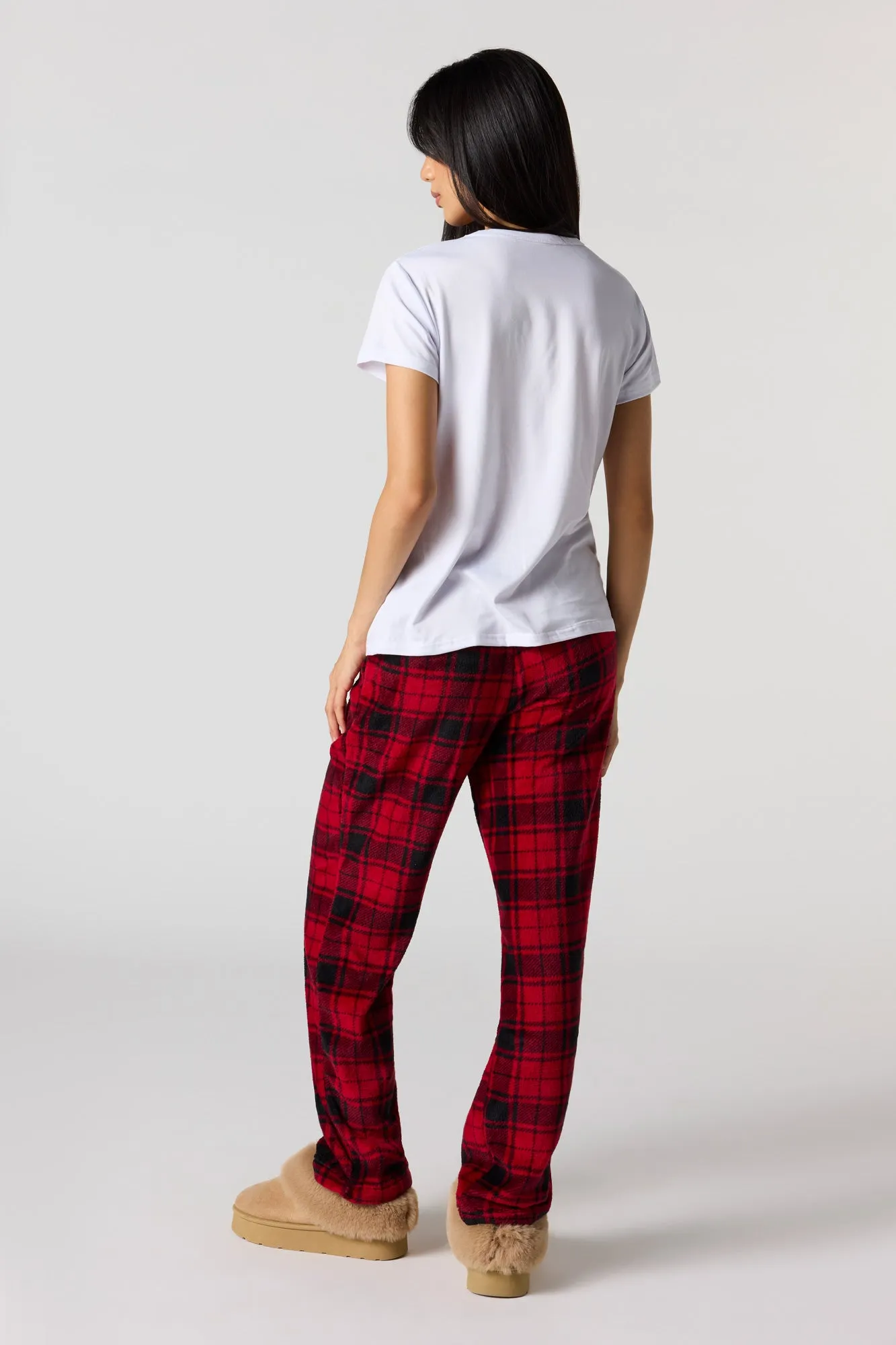 Womens Fammy Jammies Merry Christmas Pajama Set sold by Urban Planet product image thumbnail 5