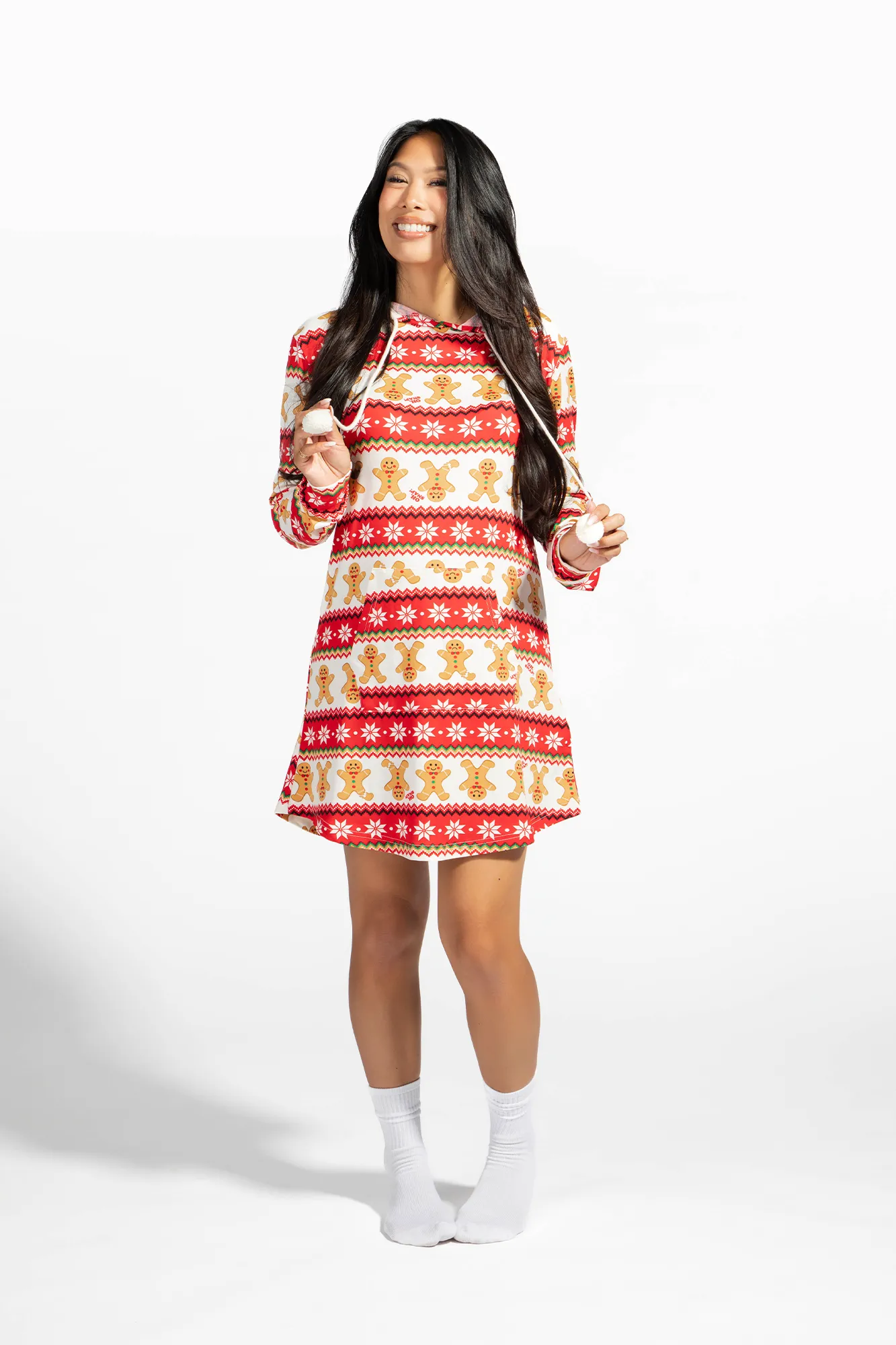 Womens Fammy Jammies Oh Snap! Pajama Dress sold by Urban Planet