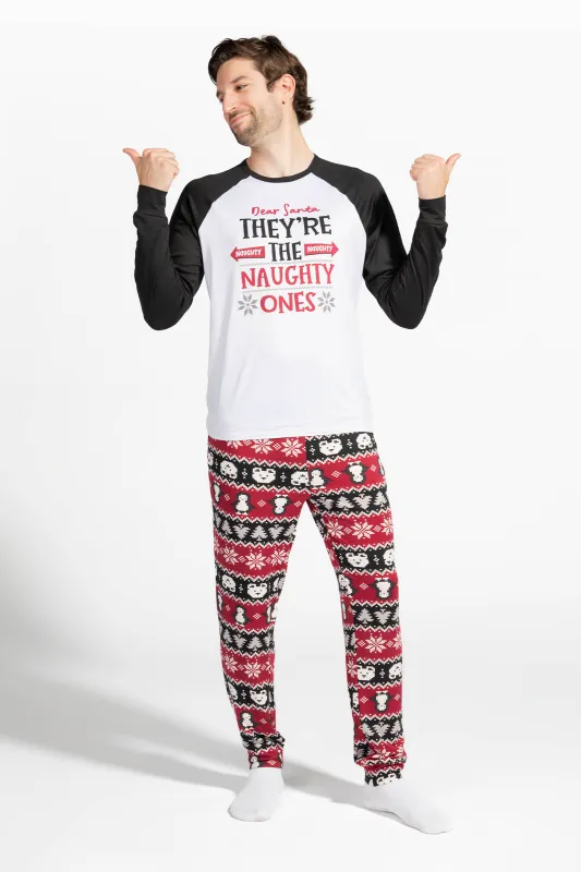 Mens Fammy Jammies Naughty List Pajama Set sold by Urban Planet
