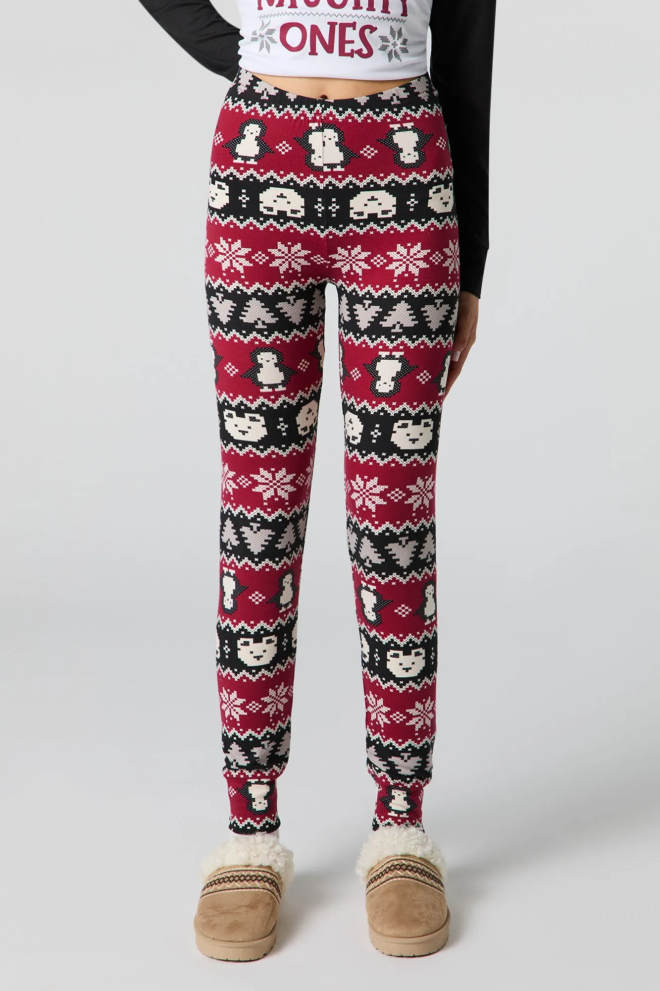 Womens Fammy Jammies Naughty List Pajama Set sold by Urban Planet product image thumbnail 2