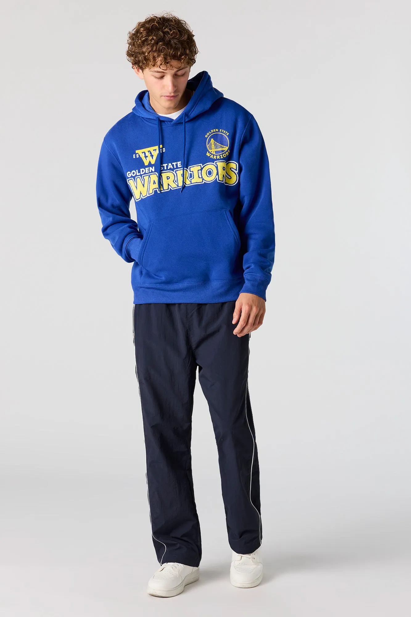 Golden State Warriors Chenille Embroidered Hoodie sold by Urban Planet product image thumbnail 3