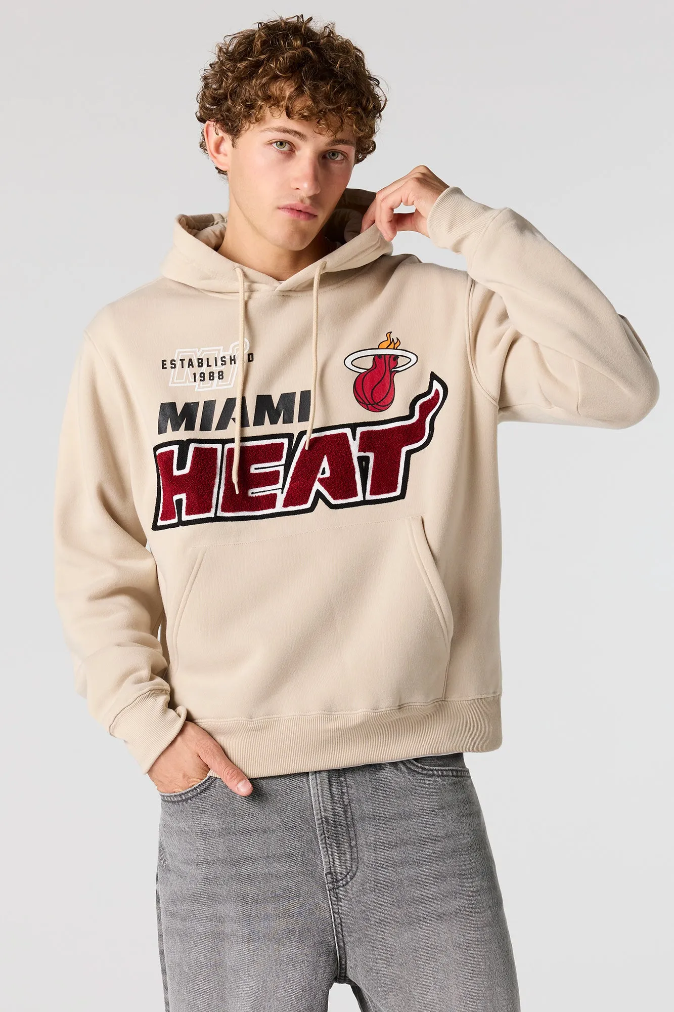 Miami Heat Chenille Embroidered Hoodie sold by Urban Planet