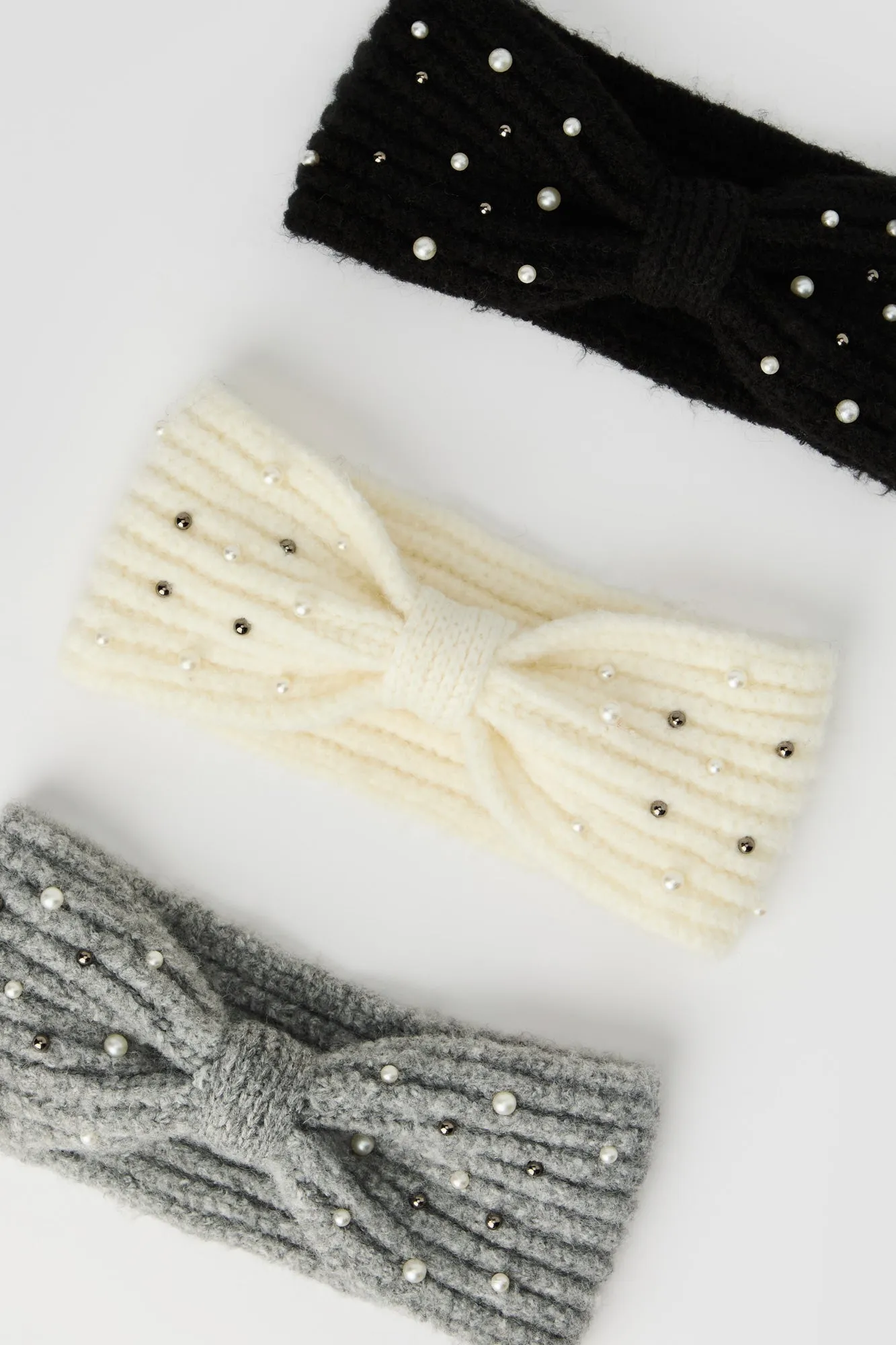 Pearl & Sequin Knit Headband sold by Urban Planet