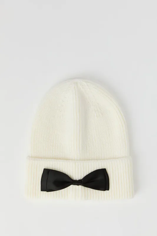 Bow Beanie sold by Urban Planet