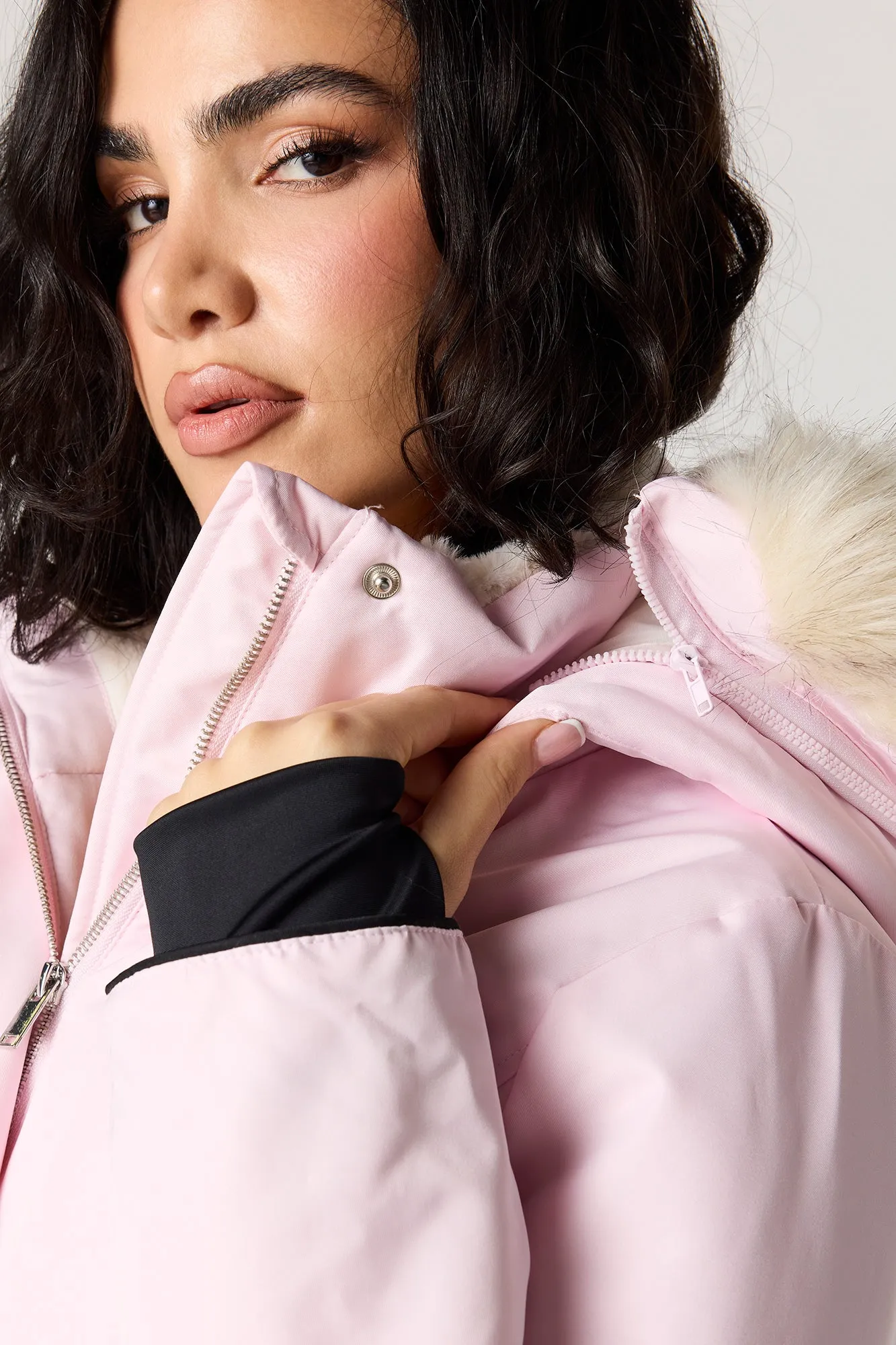 Mid Length Parka sold by Urban Planet product image thumbnail 4