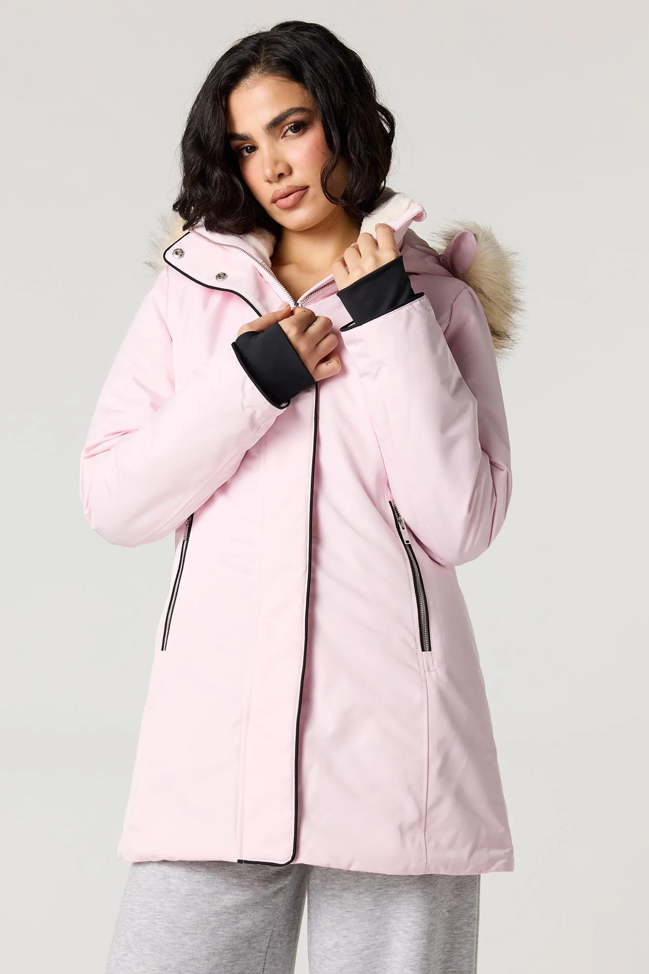 Mid Length Parka sold by Urban Planet