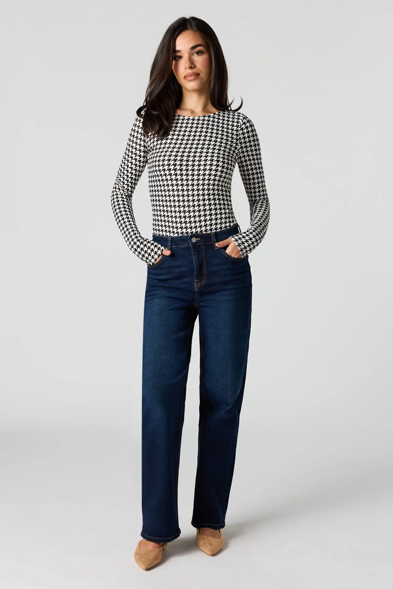 Soft Long Sleeve Bodysuit sold by Urban Planet product image thumbnail 3