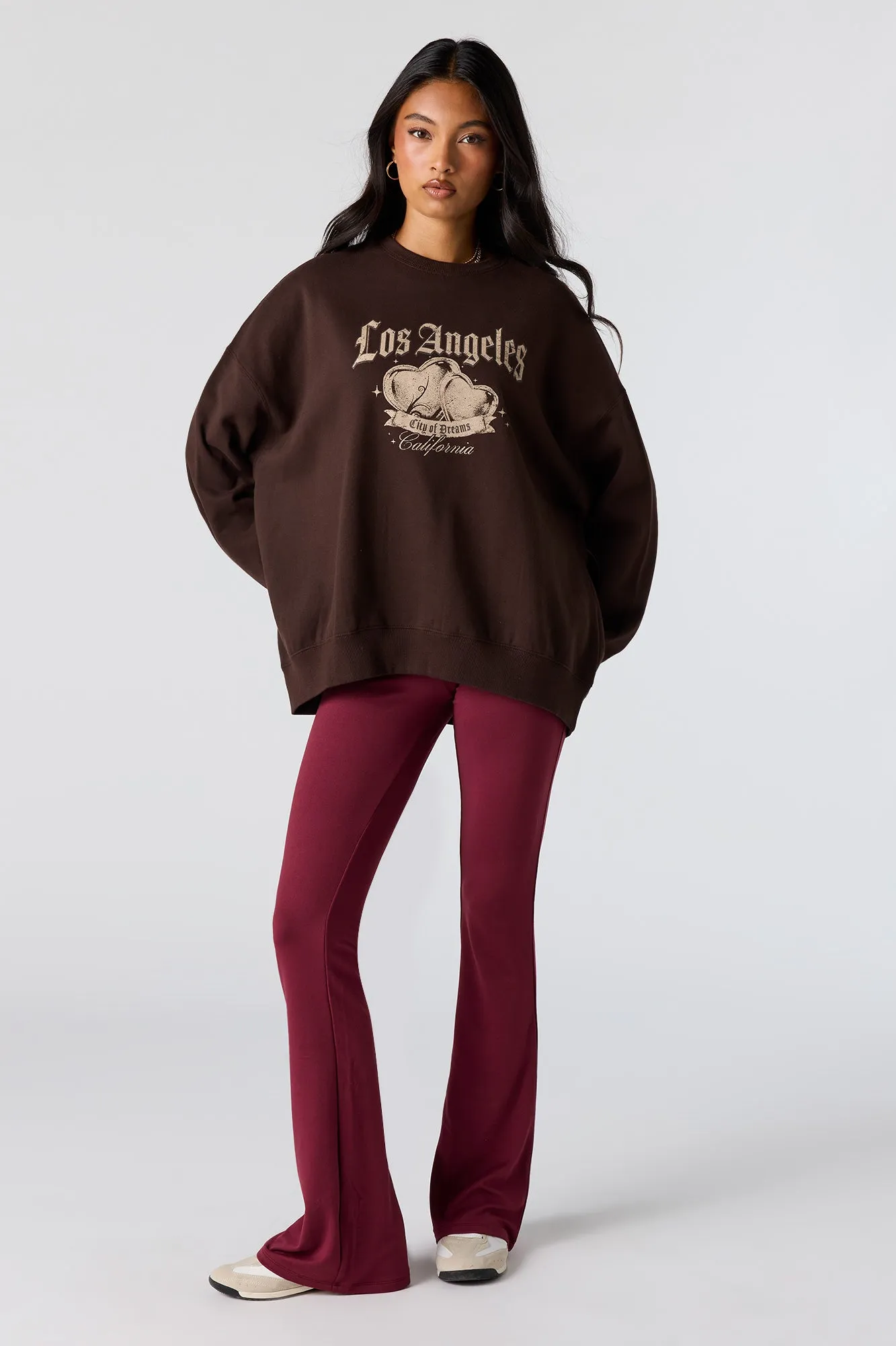Graphic Fleece Oversized Sweatshirt sold by Urban Planet product image thumbnail 3