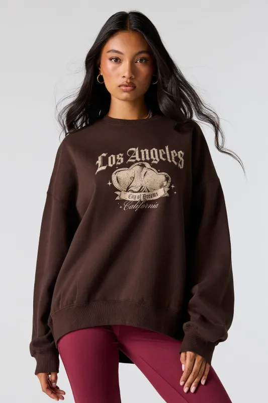 Graphic Fleece Oversized Sweatshirt sold by Urban Planet