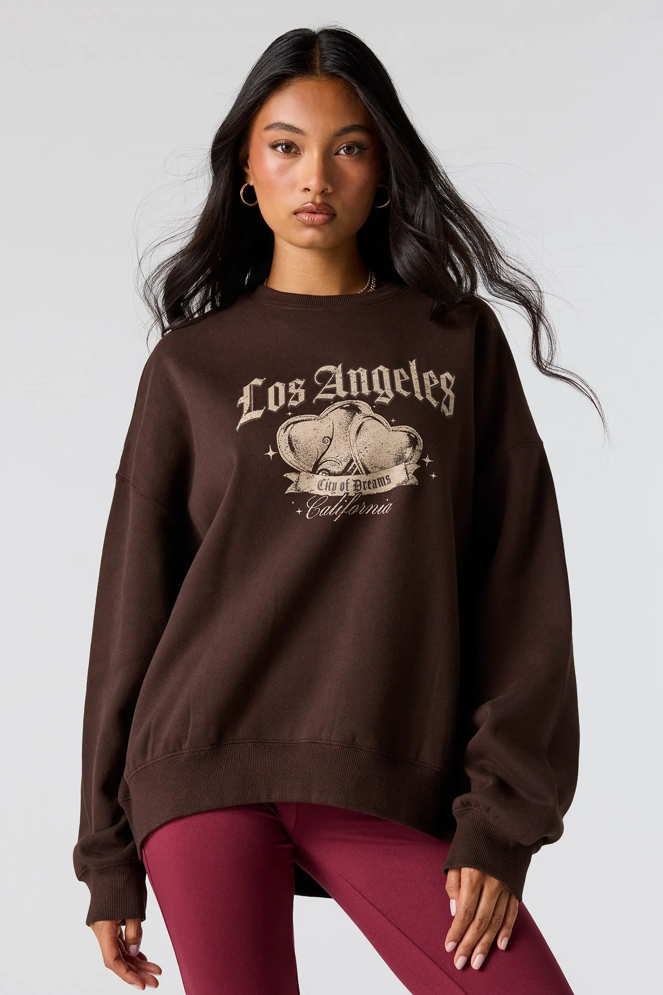 Graphic Fleece Oversized Sweatshirt sold by Urban Planet