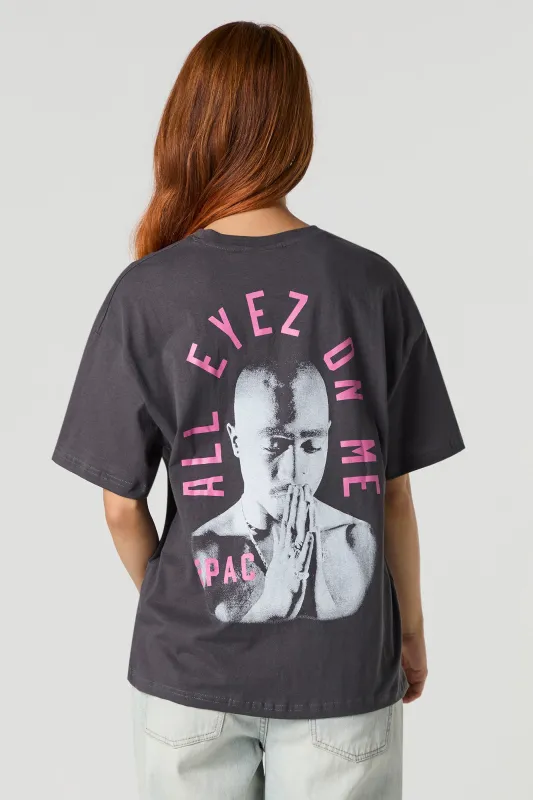 Tupac Graphic Boyfriend T-Shirt sold by Urban Planet