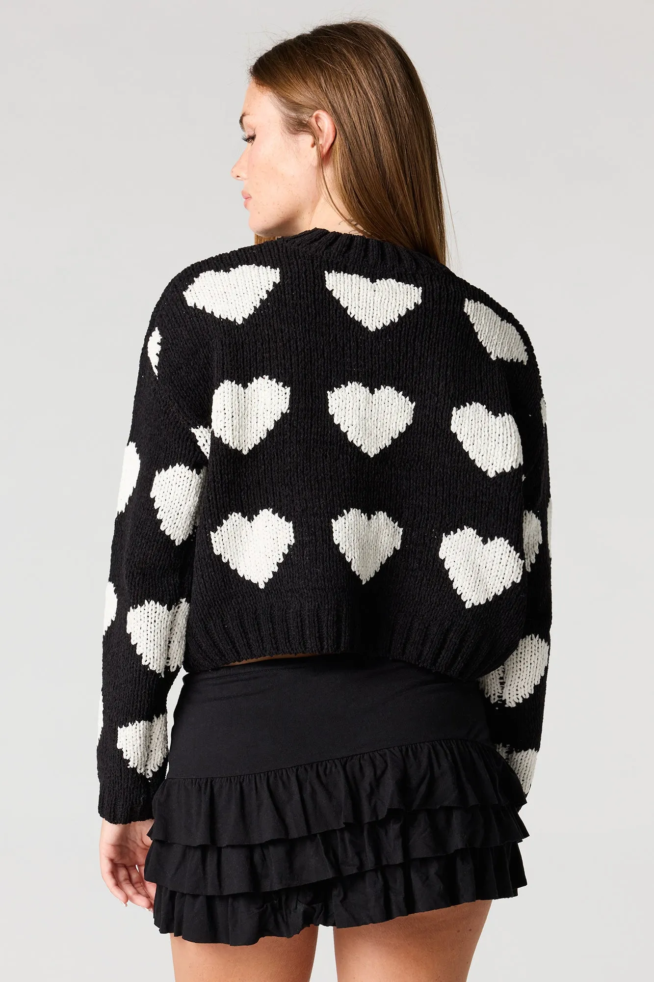 Heart Jacquard Knit Sweater sold by Urban Planet product image thumbnail 5