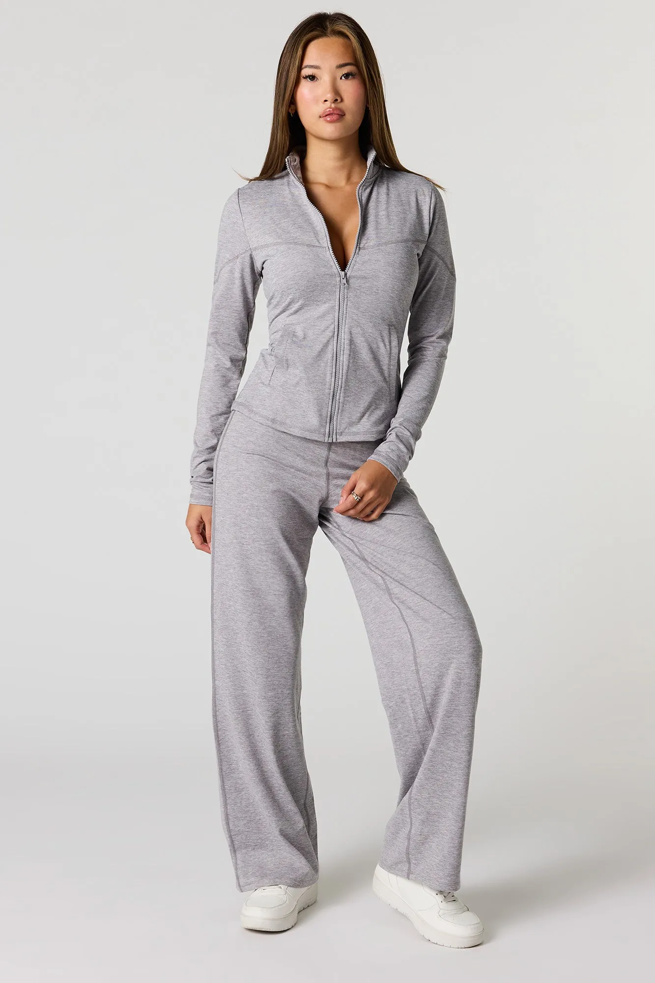 Active Smooth Zip-Up Jacket sold by Urban Planet product image thumbnail 3