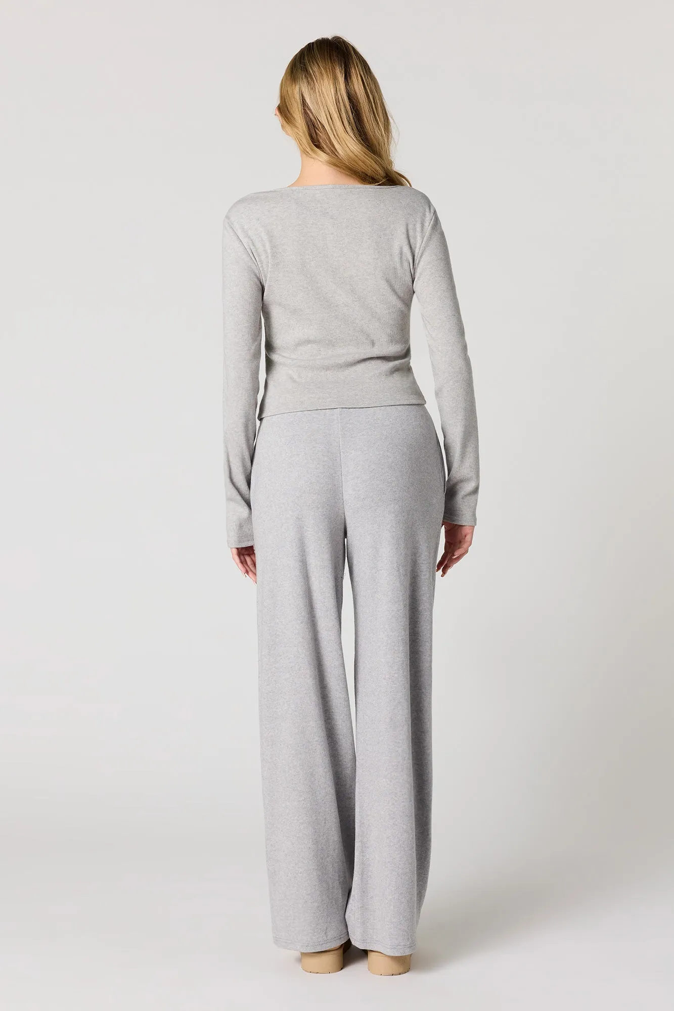 Knit Wide Leg Pant sold by Urban Planet product image thumbnail 3