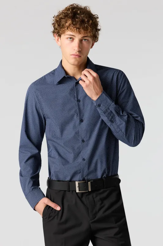 Collared Slim Fit Dress Shirt sold by Urban Planet