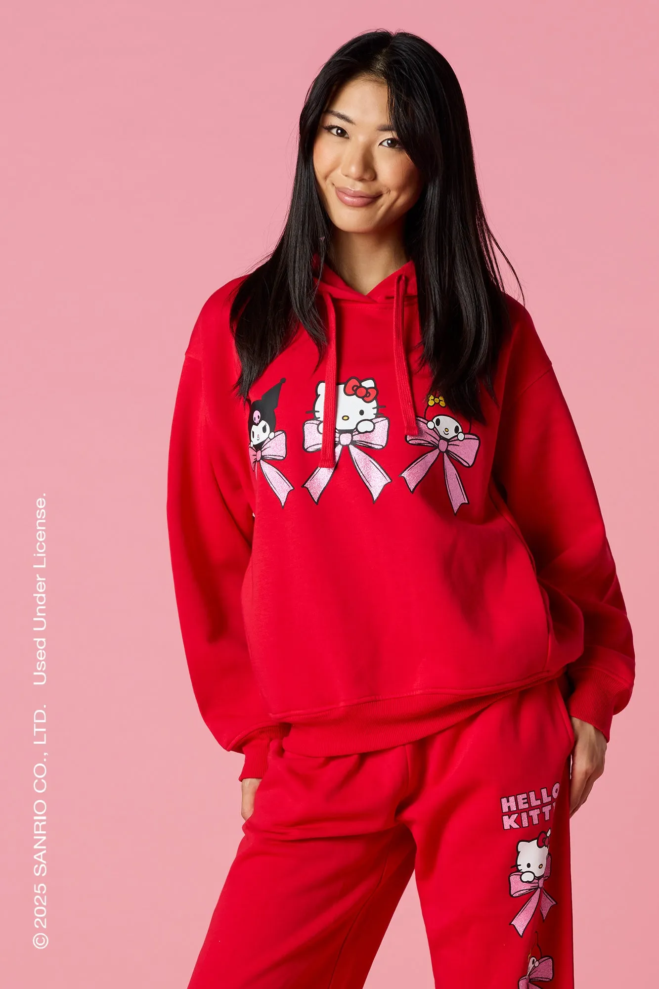 Hello Kitty® Holiday Embroidered Hoodie sold by Urban Planet product image thumbnail 4
