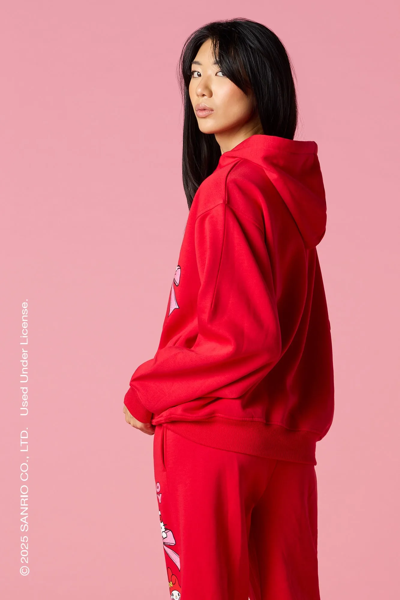 Hello Kitty® Holiday Embroidered Hoodie sold by Urban Planet product image thumbnail 5