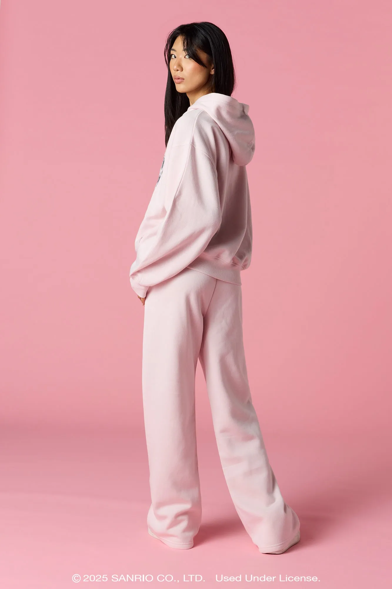 Hello Kitty® and Friends Holiday Graphic Wide Leg Sweatpant sold by Urban Planet product image thumbnail 3