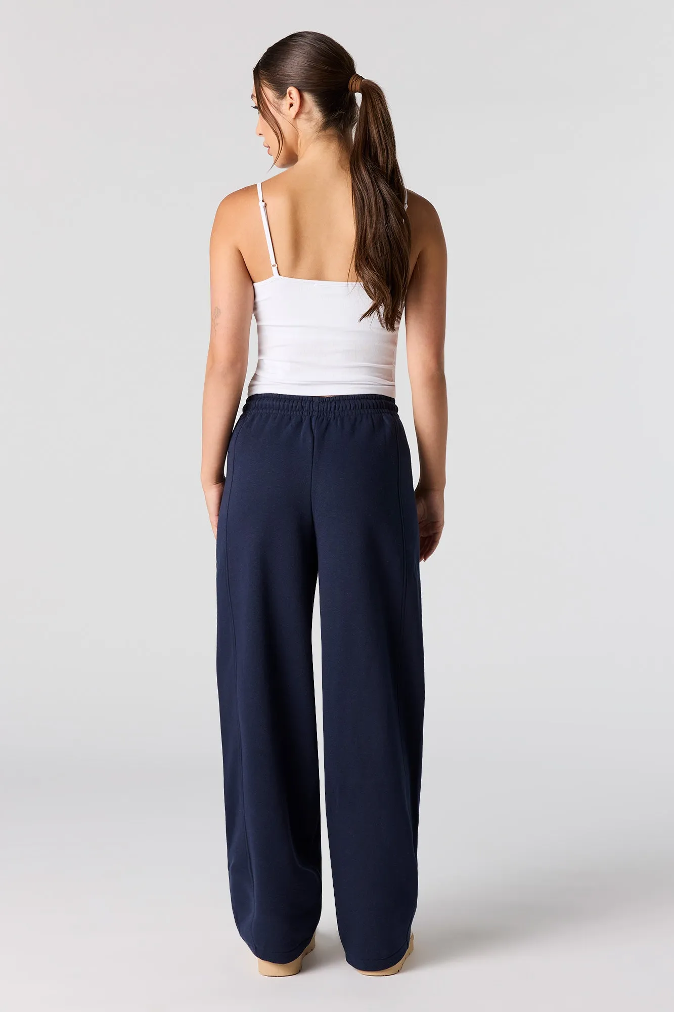 Fleece Barrel Leg Sweatpant sold by Urban Planet product image thumbnail 3