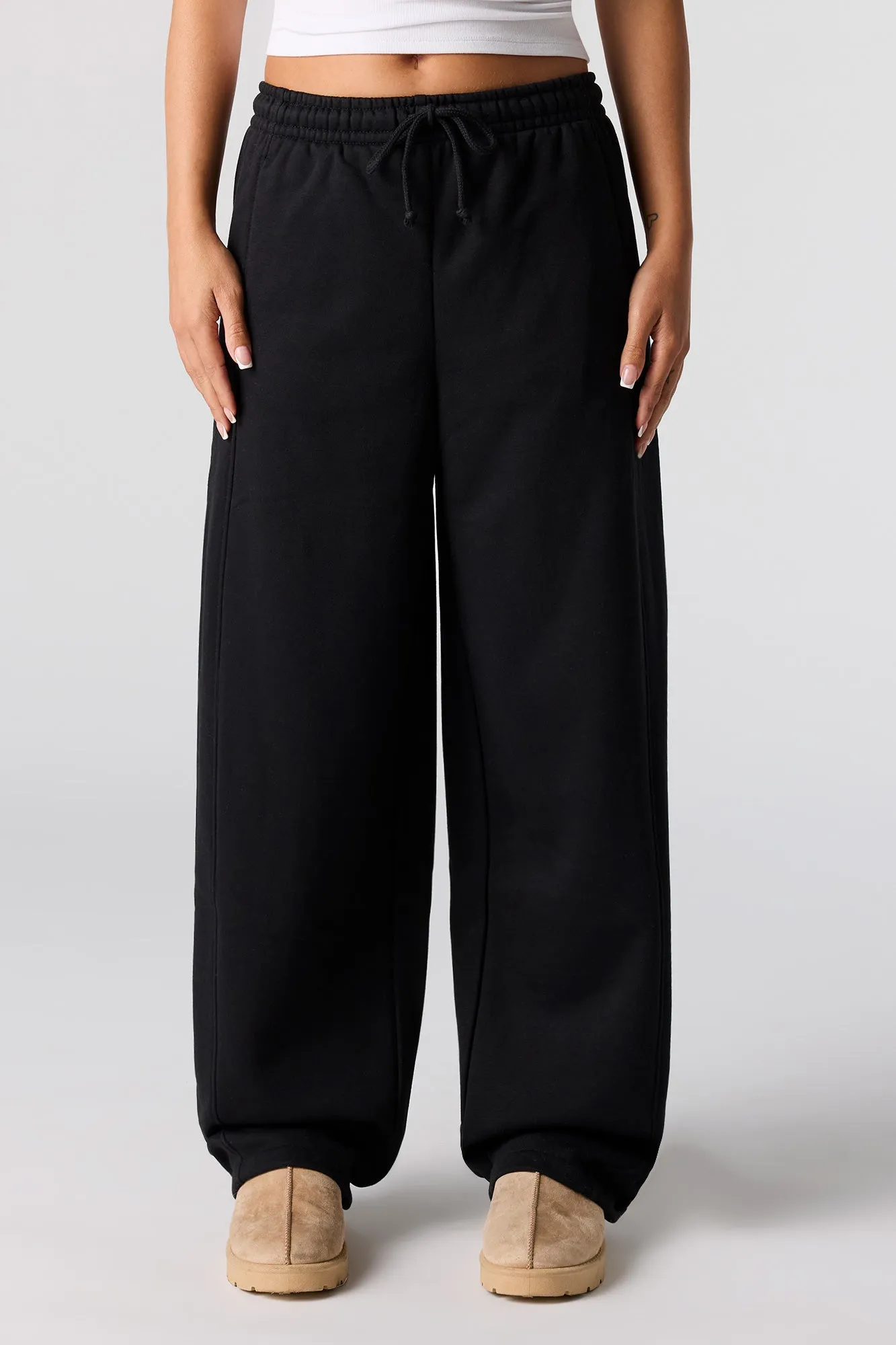 Fleece Barrel Leg Sweatpant sold by Urban Planet product image thumbnail 5