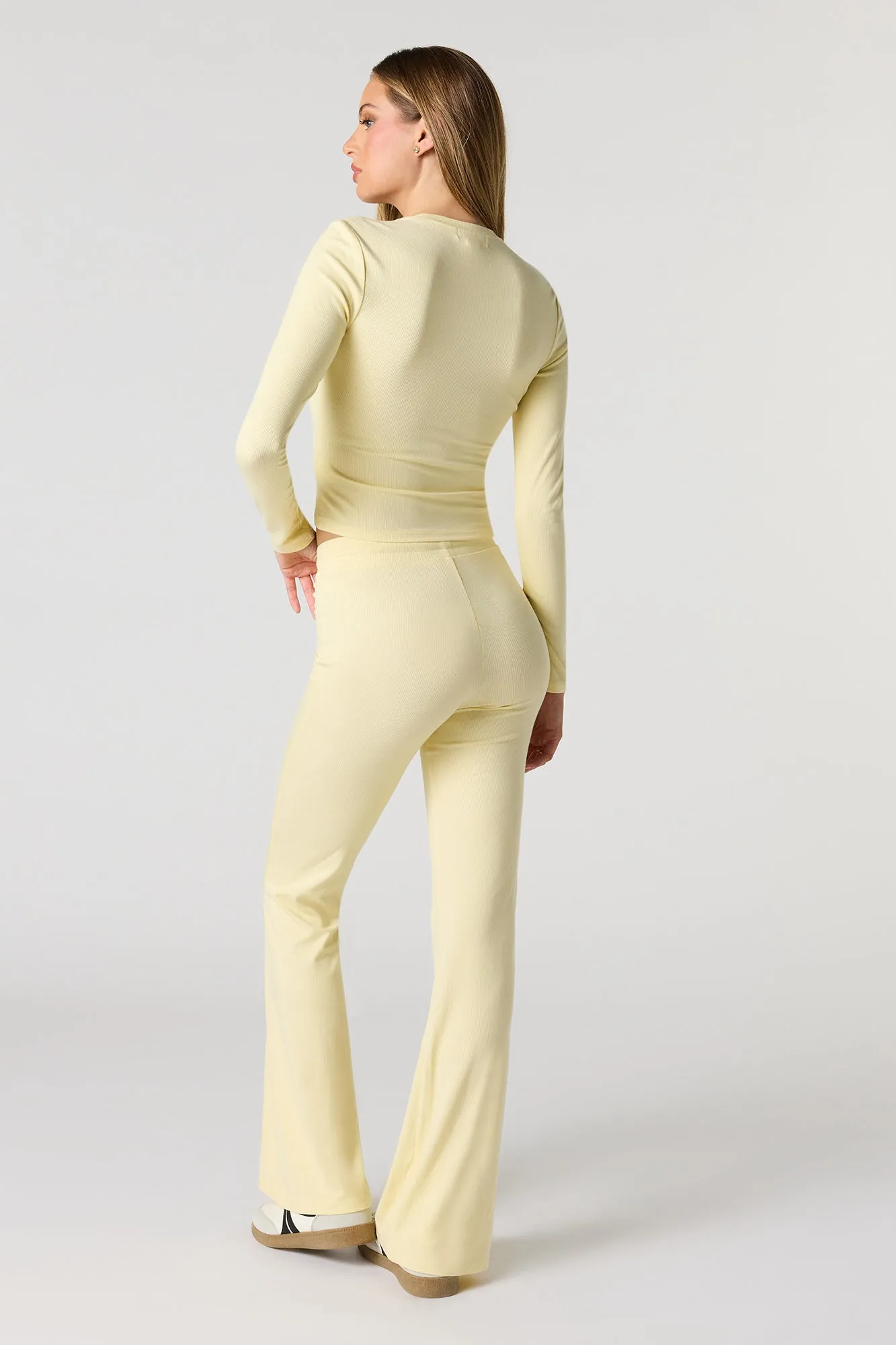 Ribbed Flare Pant sold by Urban Planet product image thumbnail 3