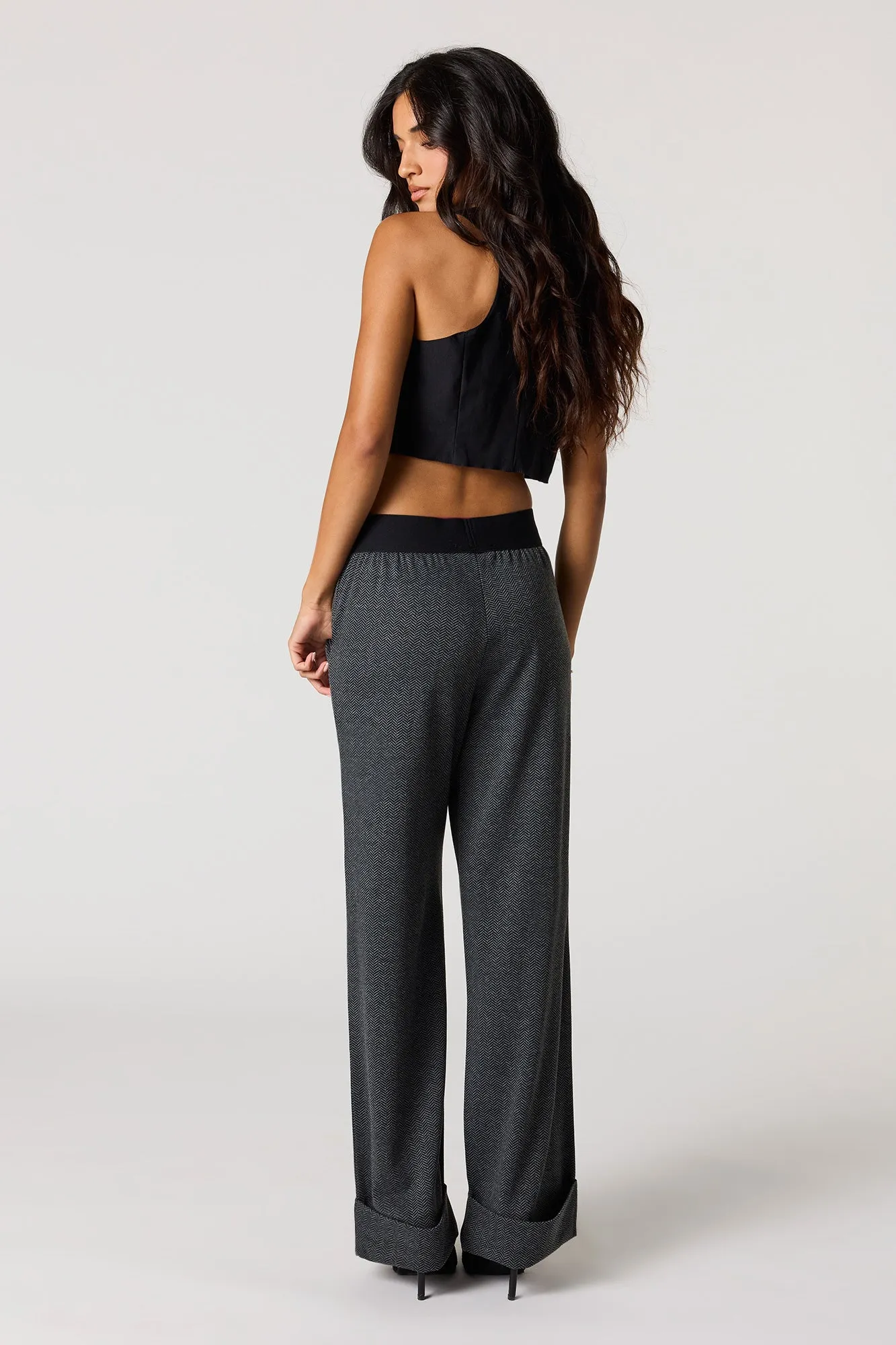 Plaid Knit Dress Pant sold by Urban Planet product image thumbnail 3