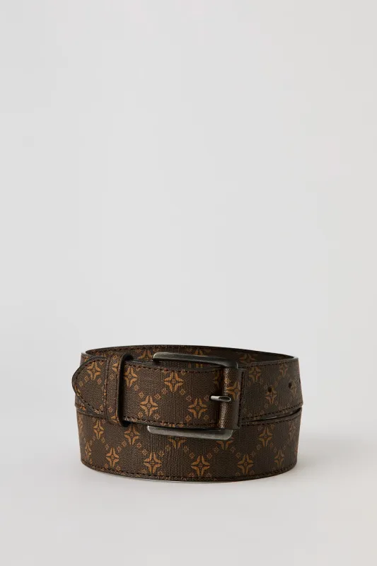 Printed Faux-Leather Belt sold by Urban Planet