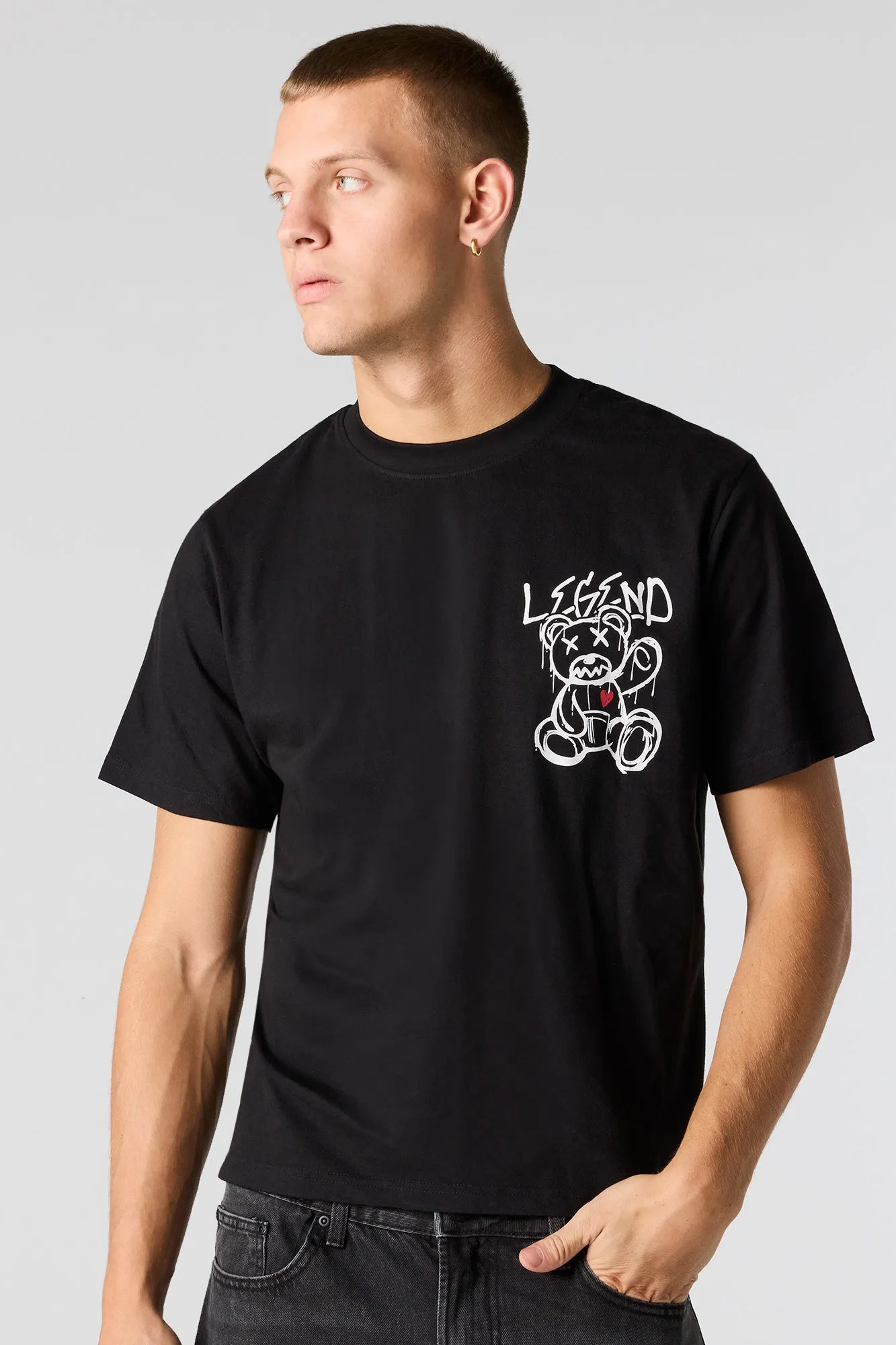 Bear Legend Graphic T-Shirt sold by Urban Planet product image thumbnail 2