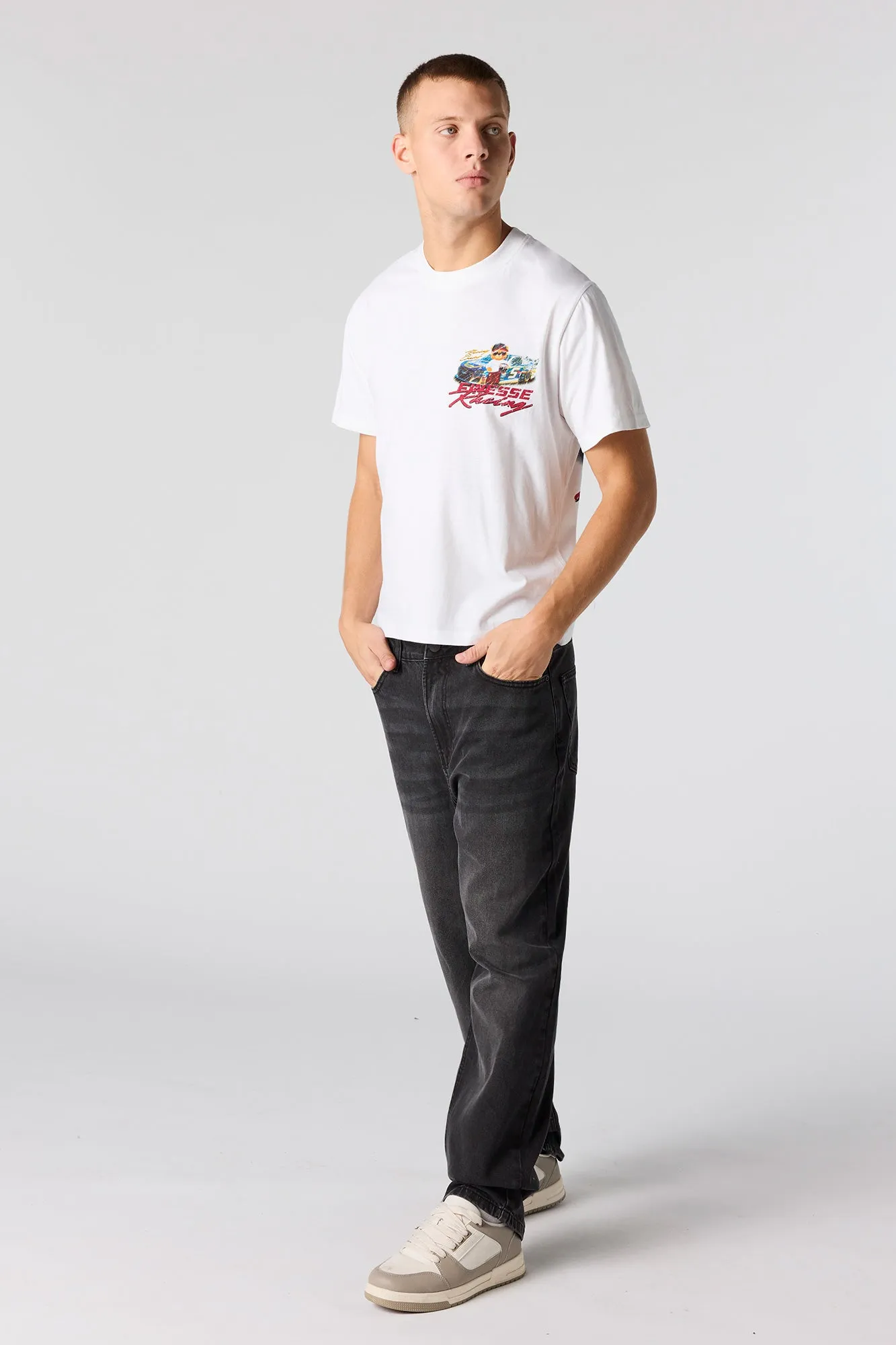 Bear Racing Graphic T-Shirt sold by Urban Planet product image thumbnail 3