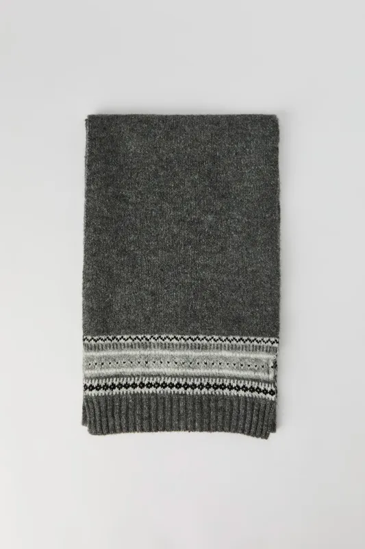 Fair Isle Knit Scarf sold by Urban Planet