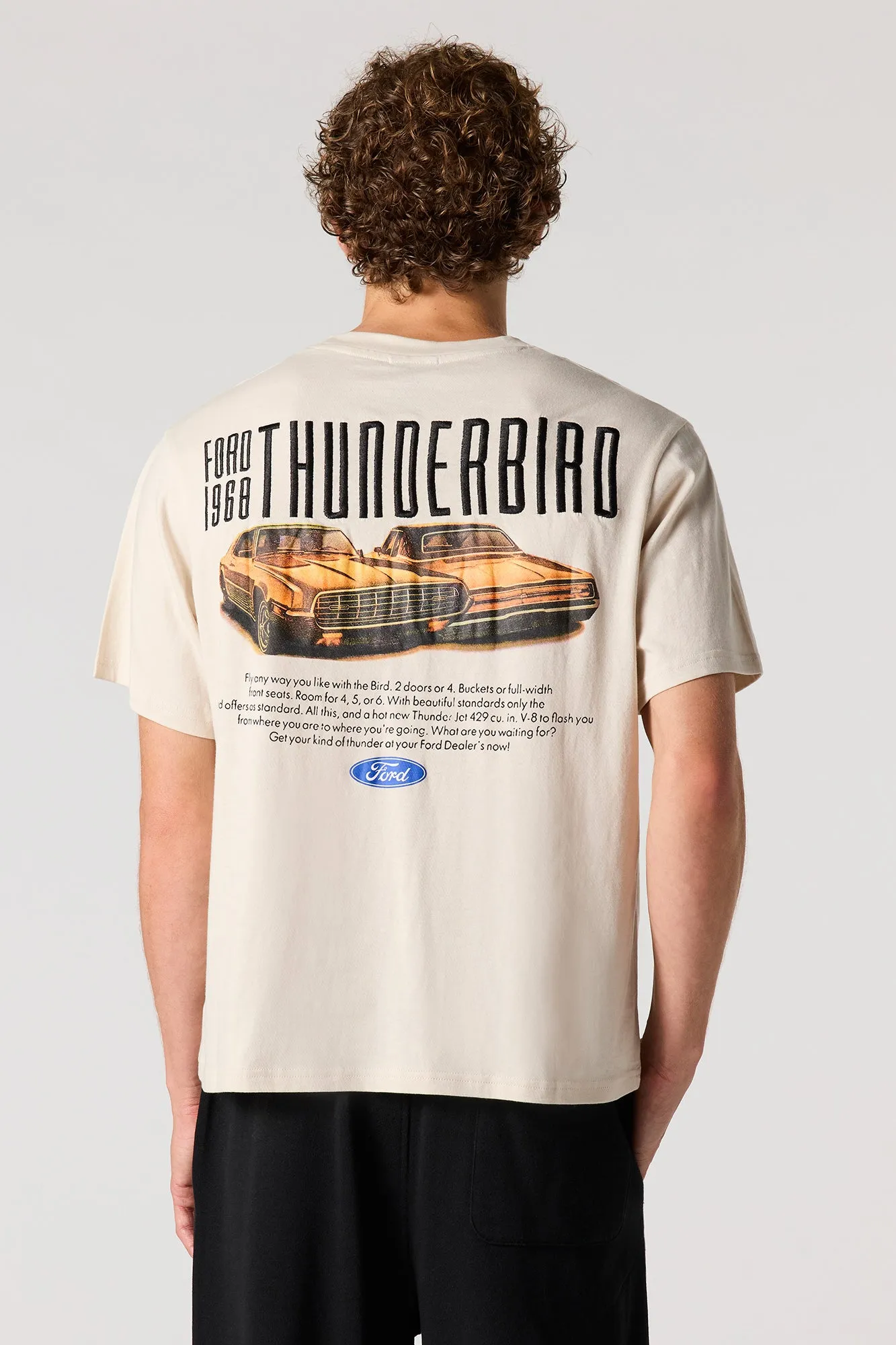 Ford Thunderbird Embroidered T-Shirt sold by Urban Planet