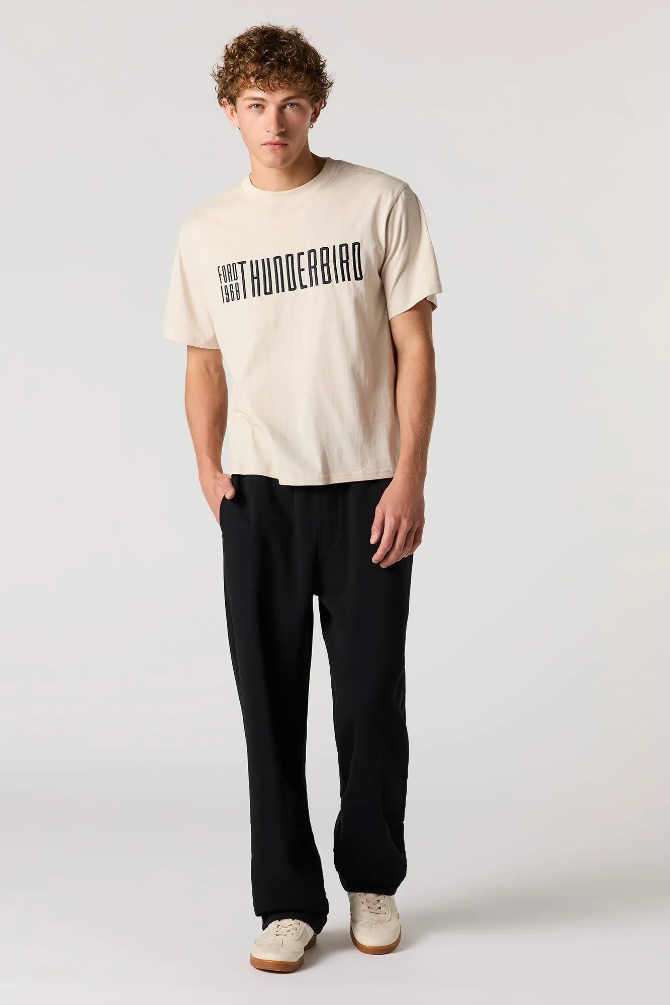 Ford Thunderbird Embroidered T-Shirt sold by Urban Planet product image thumbnail 3