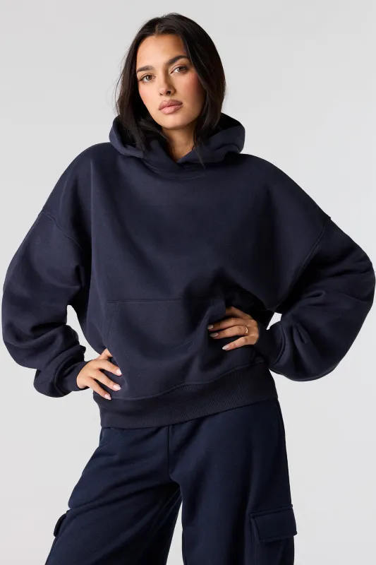 Luxe Fleece Boxy Hoodie sold by Urban Planet