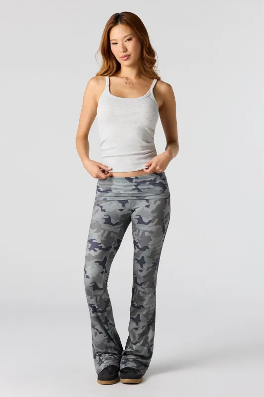 Foldover Flare Legging sold by Urban Planet