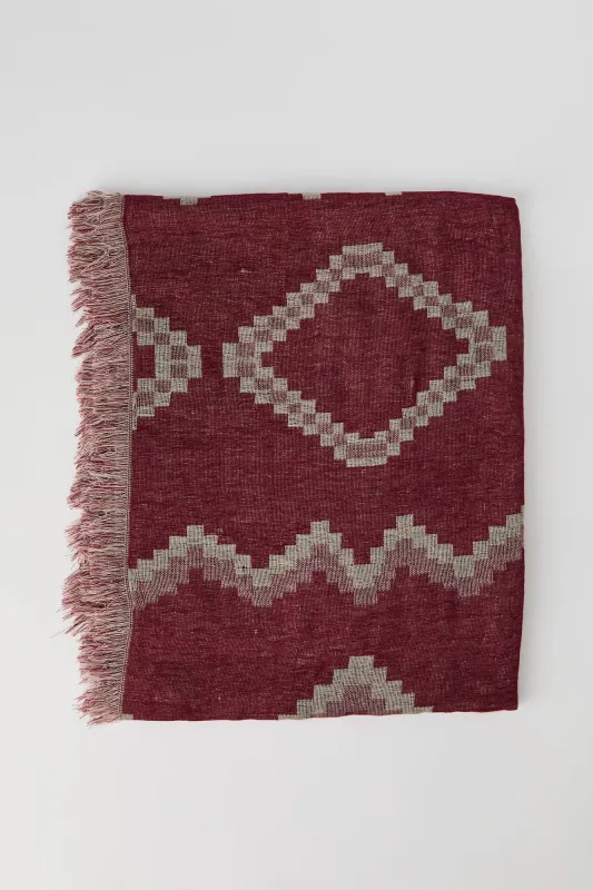 Aztec Knit Scarf sold by Urban Planet