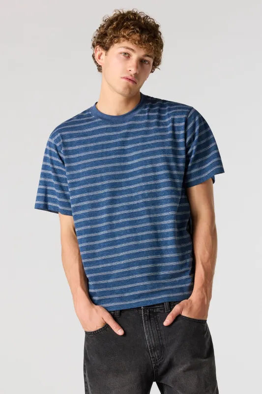 Jacquard Striped T-Shirt sold by Urban Planet