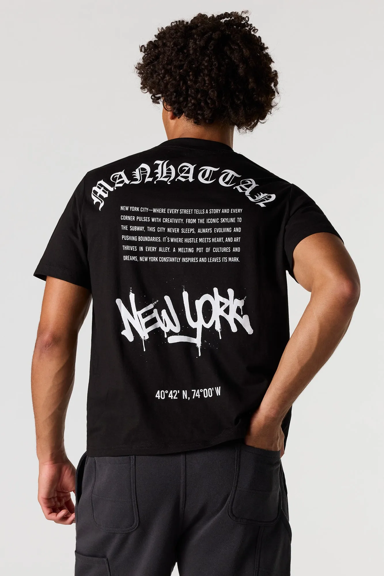 Manhattan Graphic T-Shirt sold by Urban Planet product image thumbnail 2