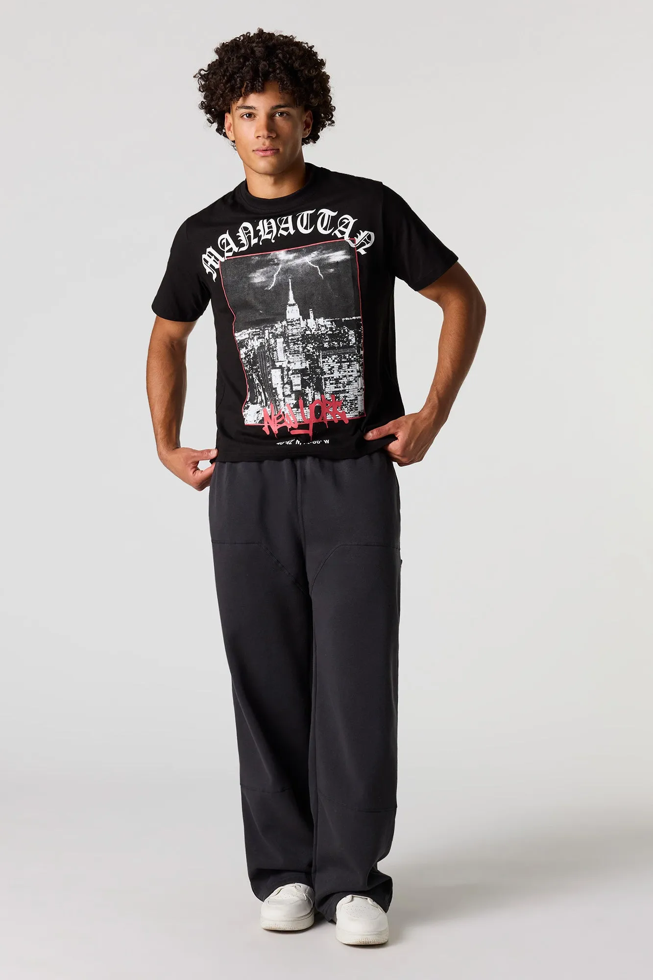 Manhattan Graphic T-Shirt sold by Urban Planet product image thumbnail 3