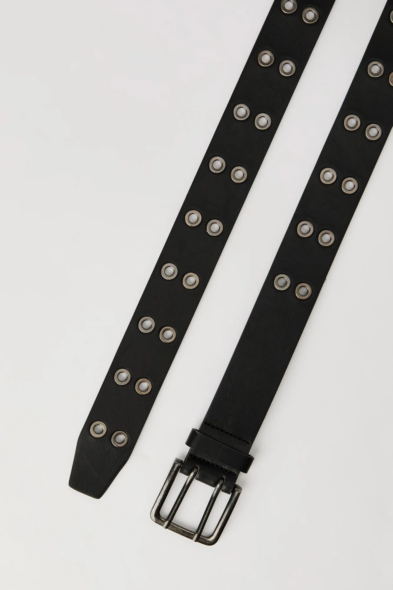Faux Leather Double Grommet Belt sold by Urban Planet product image thumbnail 4