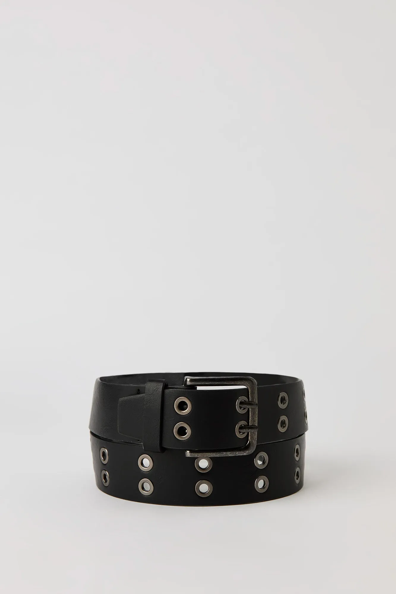 Faux Leather Double Grommet Belt sold by Urban Planet product image thumbnail 3
