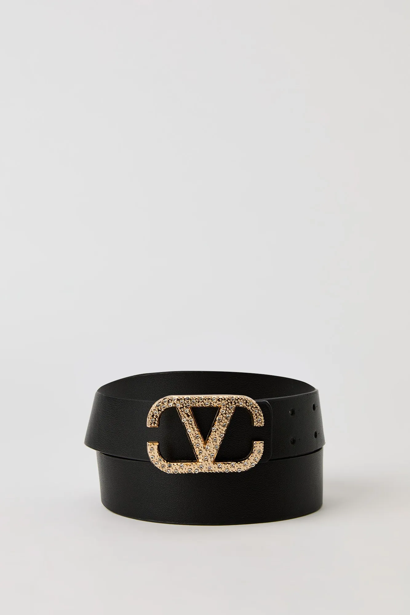 Rhinestone V Buckle Belt sold by Urban Planet product image thumbnail 3