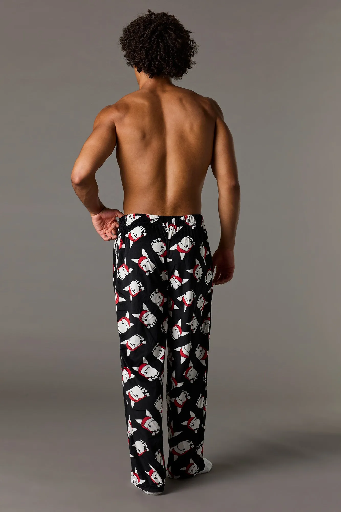 Playboy Christmas Print Pajama Pant sold by Urban Planet product image thumbnail 3