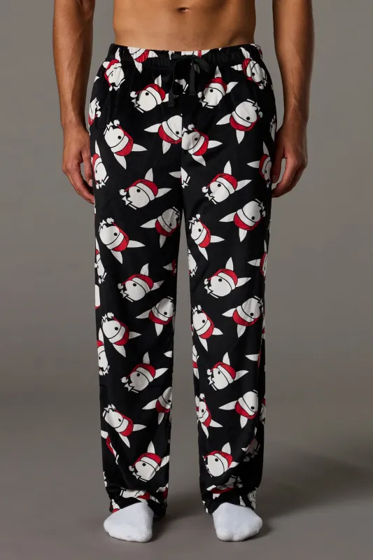 Playboy Christmas Print Pajama Pant sold by Urban Planet